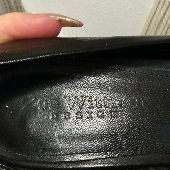 Zoe Wittner Design "The Lover" Chunky Bock Leather Heels Sz 37 (US-6.5) - Picture 9 of 10